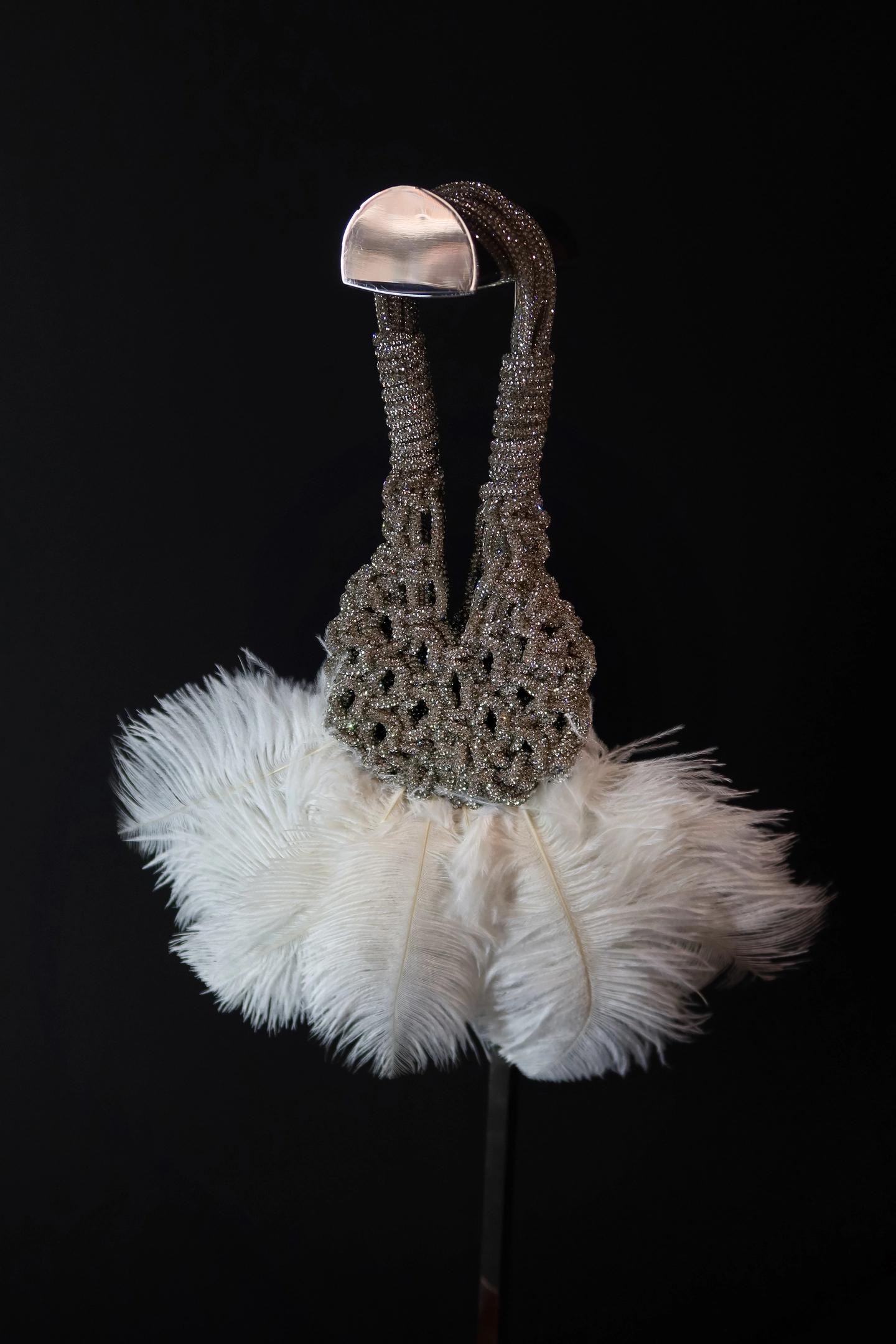 Сумка: Mini Feather (Silver)