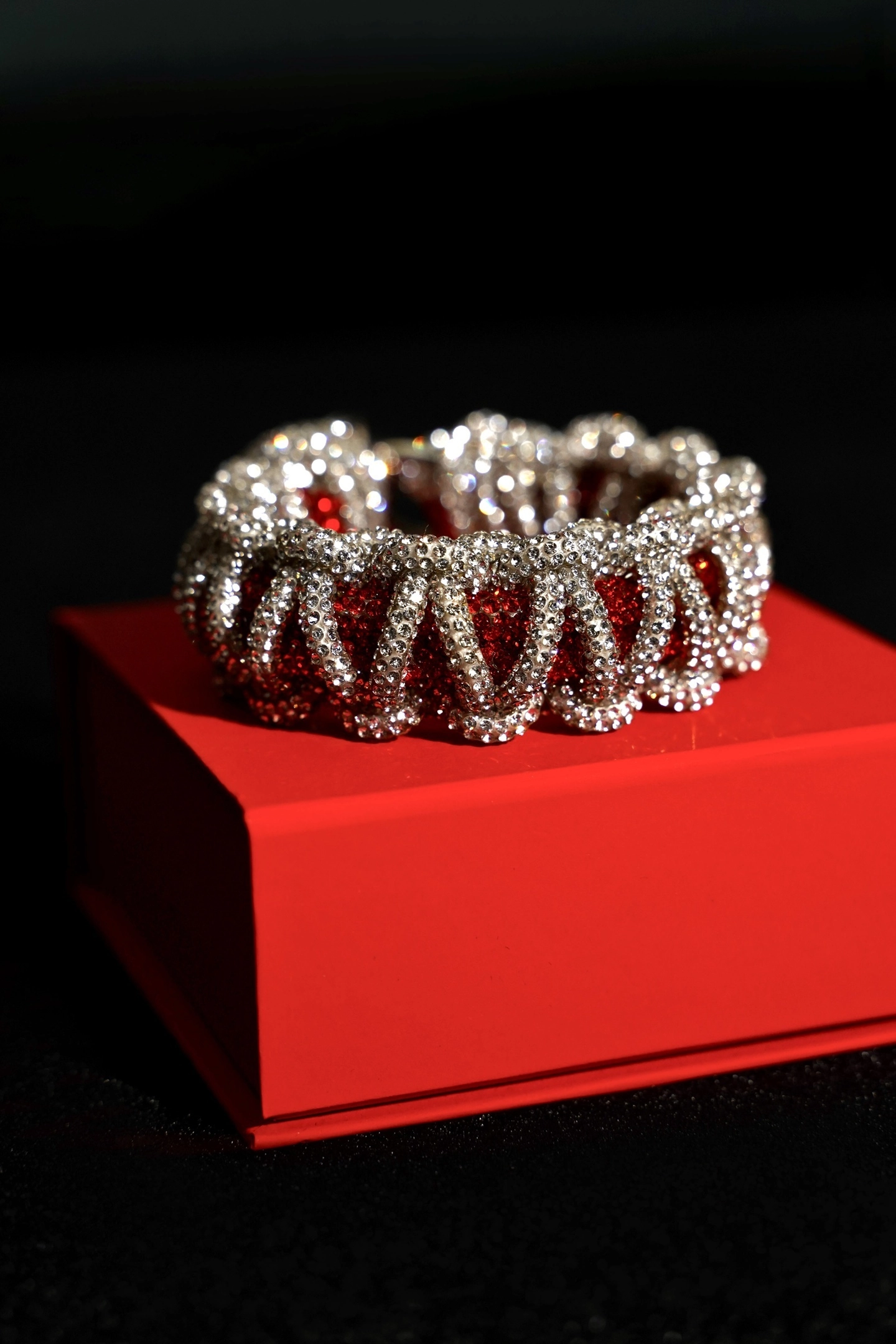 Браслет: Duo (Silver/Red)