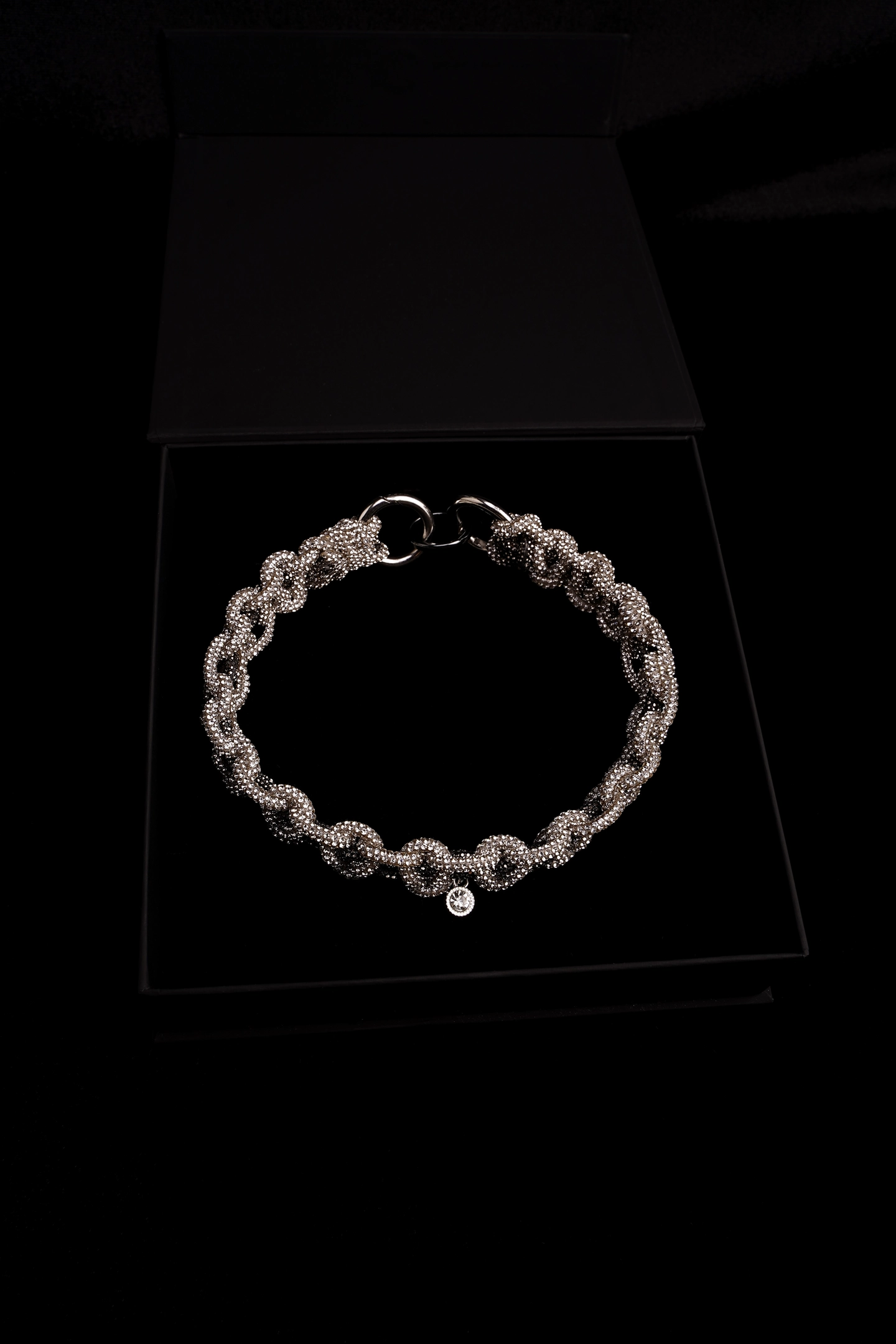 Чокер: Duo Lace Sharm (Silver/Metallic)