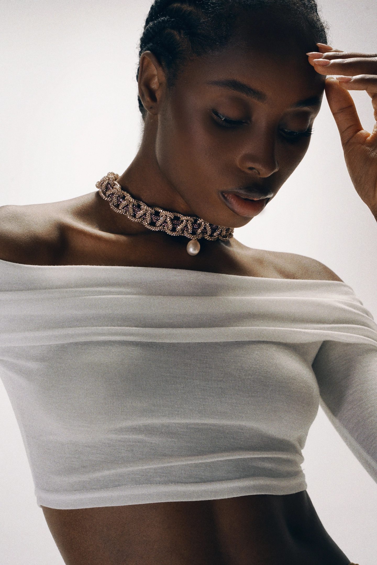 Чокер: Duo Sharm (Gold/Violet)