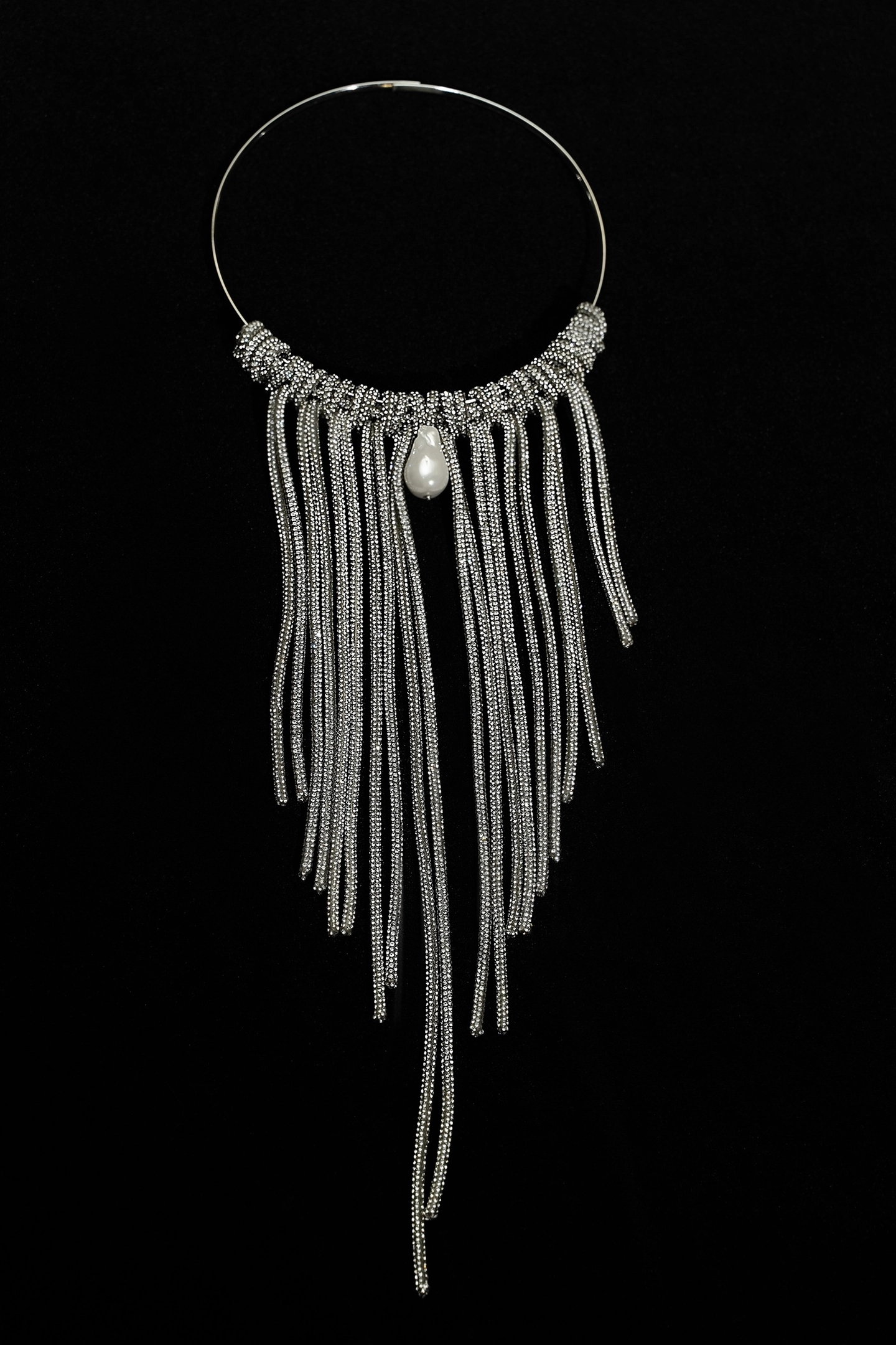 Колье: Round Rain Pearl (Silver)