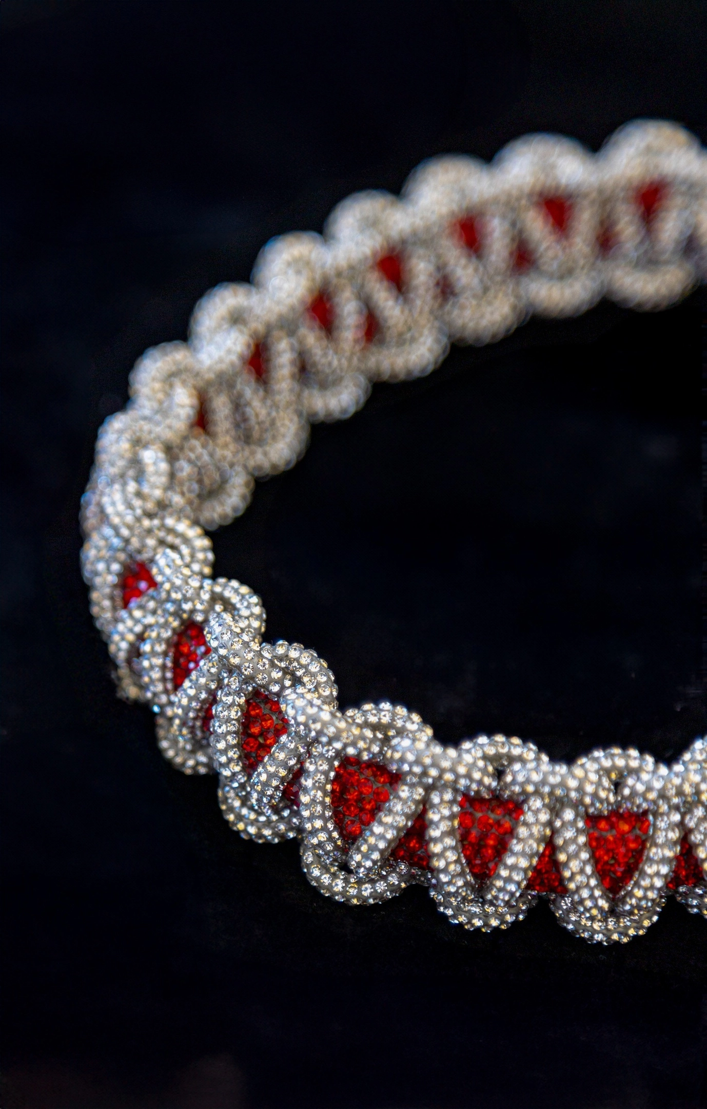 Ожерелье: Duo Wide (Silver/Red)
