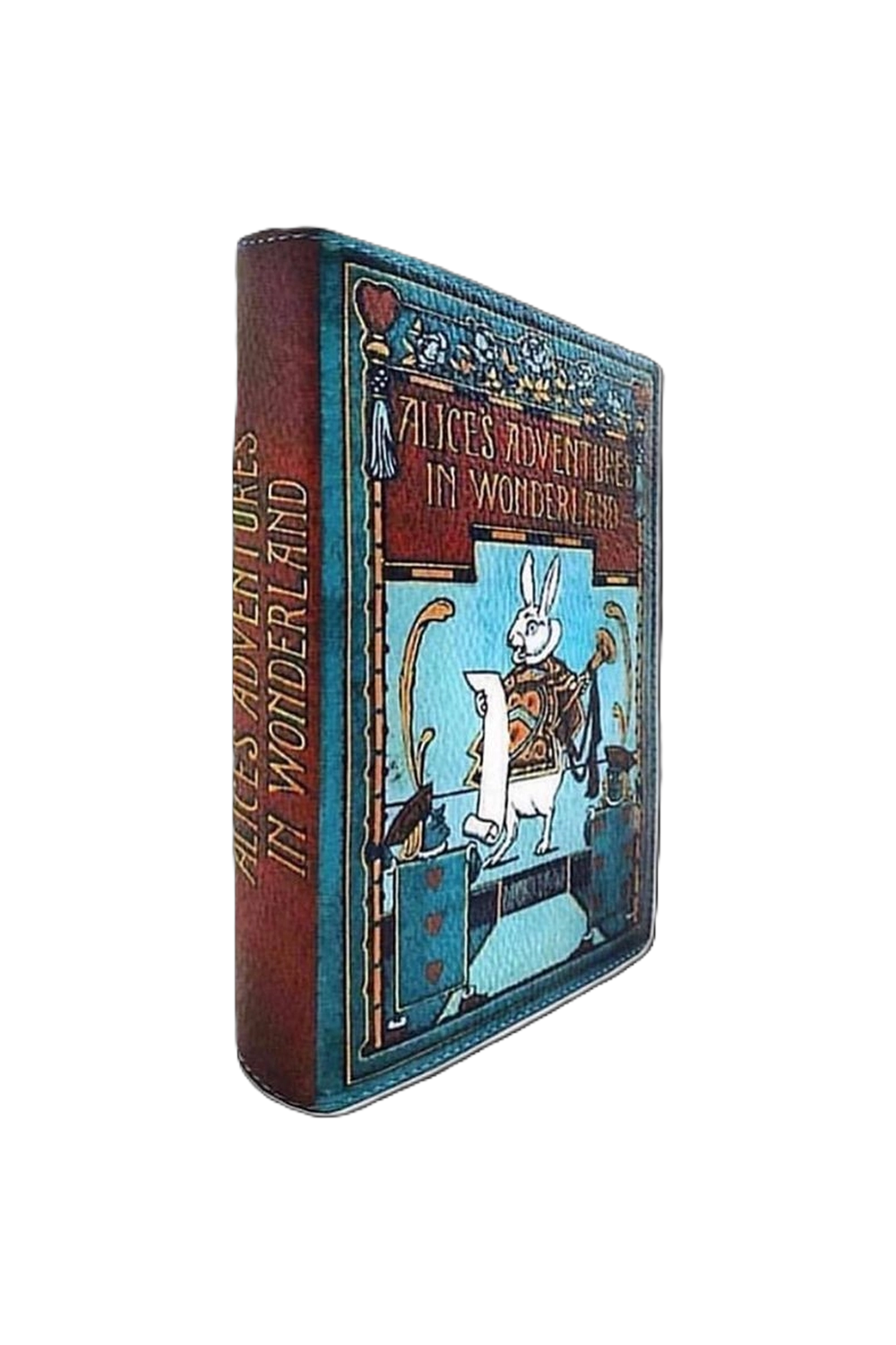 Клатч Mini: Alice In Wonderland (Leather Blue)